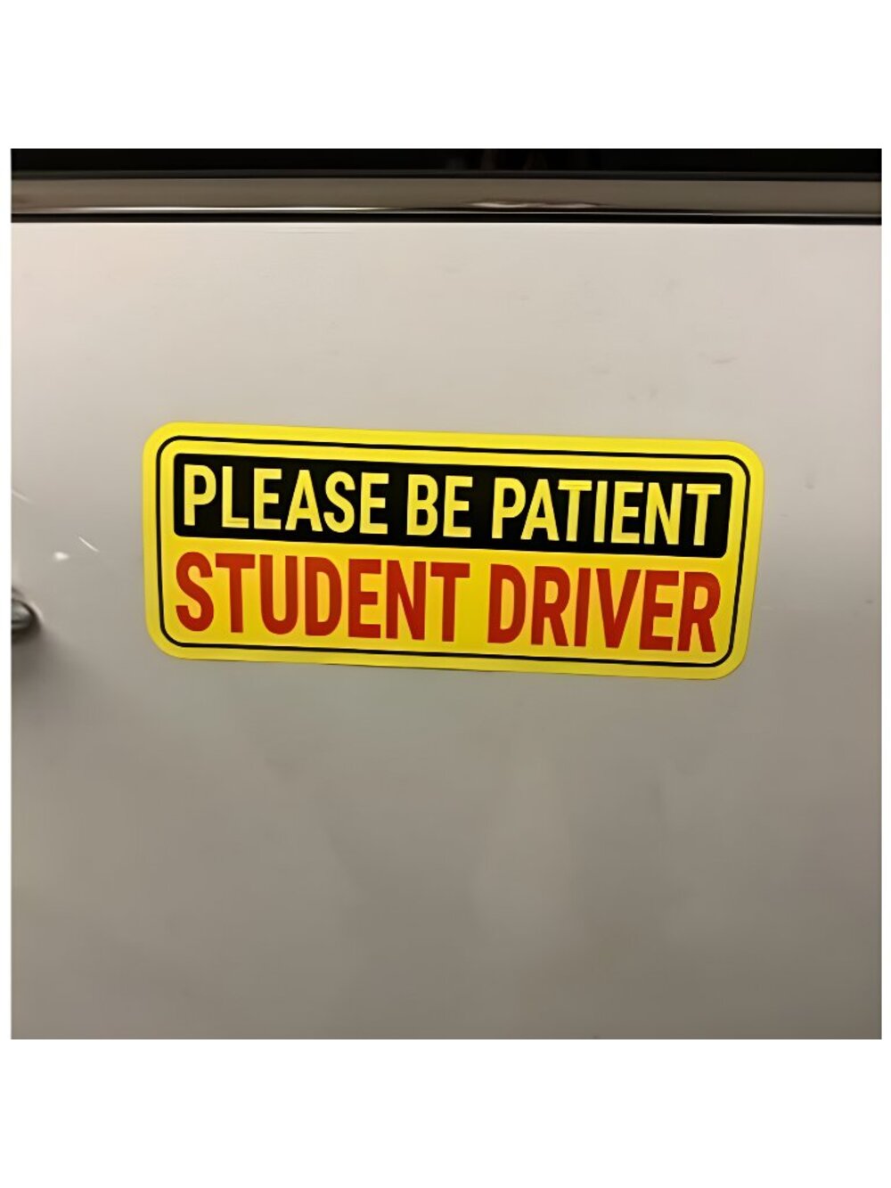 Non-Magnetic Student Driver Stickers - Removable Student Driver Decals for Cars